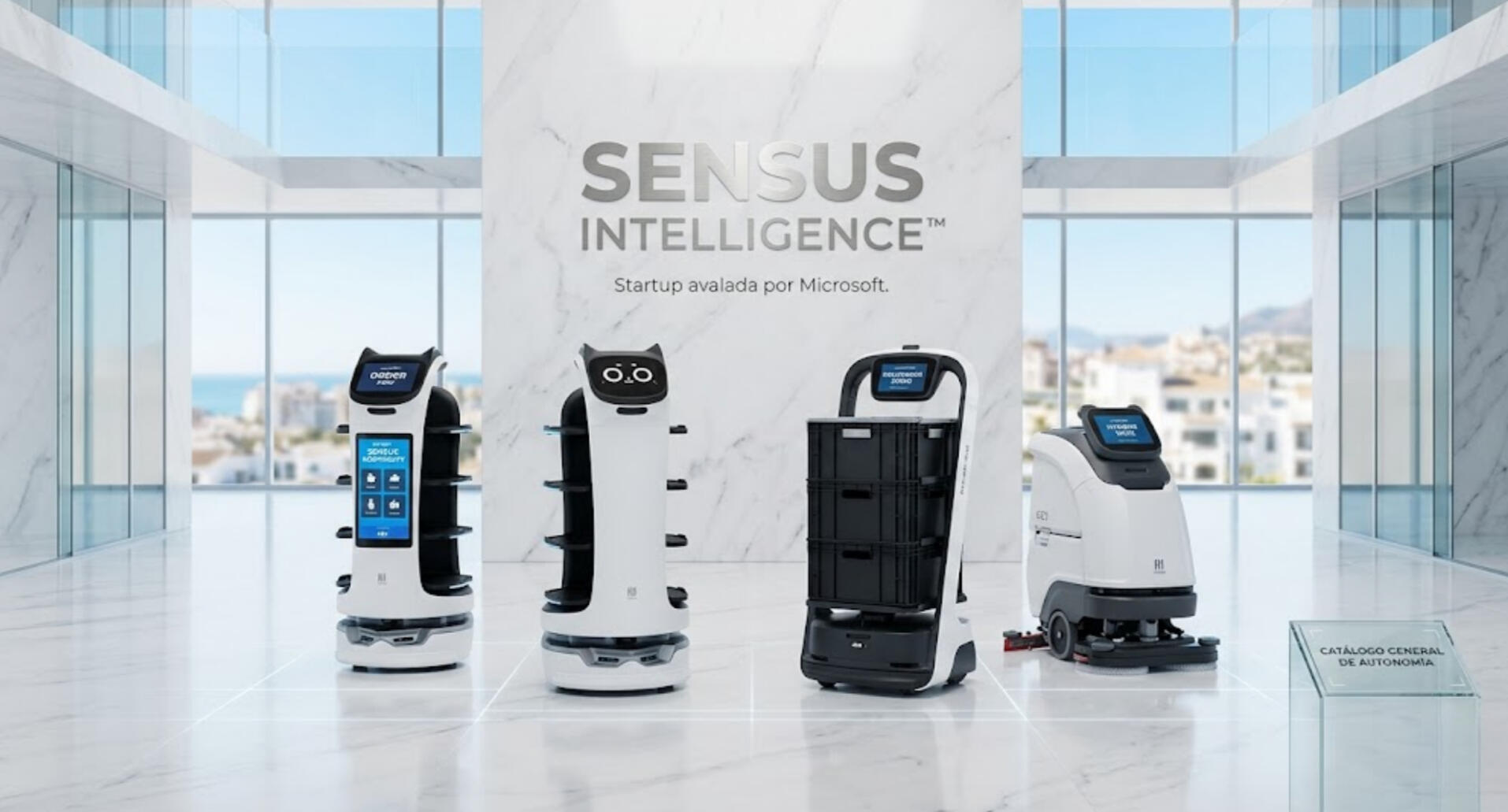 Sensus Robotica cabecera robots de servicio